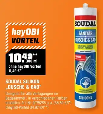 OBI Soudal silikon dusche & bad Angebot