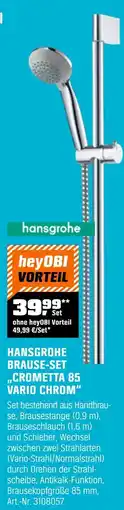 OBI Hansgrohe brause-set crometta 85 vario chrom Angebot