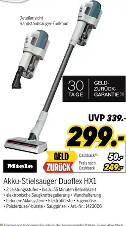MEDIMAX Miele akku-stielsauger duo!ex hx1 Angebot