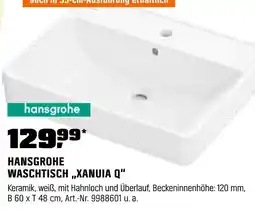 OBI Hansgrohe waschtisch 'xanuia q' Angebot