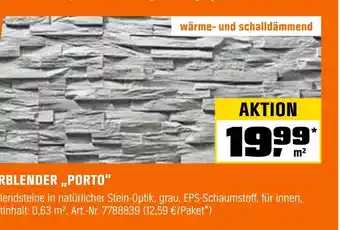 OBI Wandverblender „porto“ Angebot
