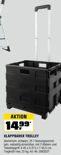 OBI Klappbarer trolley Angebot