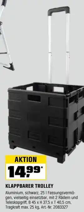 OBI Klappbarer trolley Angebot