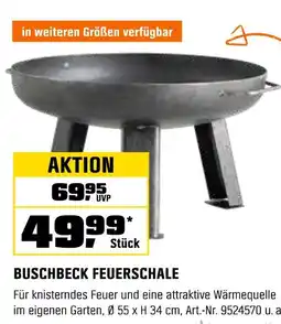 OBI Buschbeck feuerschale Angebot