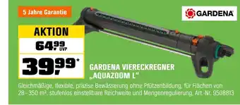 OBI Gardena viereckregner aquazoom l Angebot