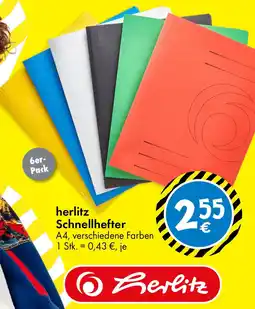 TEDi herlitz Schnellhefter Angebot