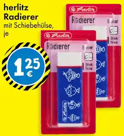 TEDi herlitz Radierer Angebot