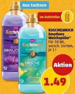 PENNY KUSCHELWEICH Emotions Weichspüler Angebot