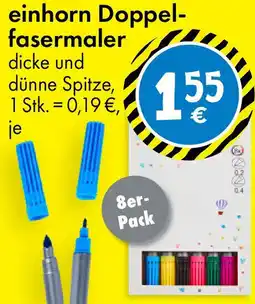 TEDi einhorn Doppelfasermaler Angebot