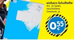 TEDi einhorn Schulhefte Angebot