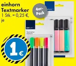 TEDi einhorn Textmarker Angebot