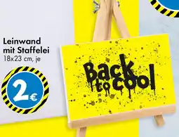 TEDi Leinwand mit Staffelei Angebot