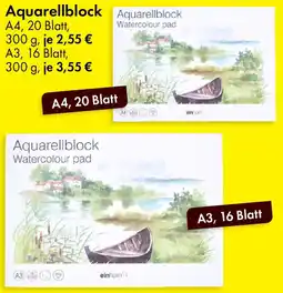 TEDi Aquarellblock Angebot