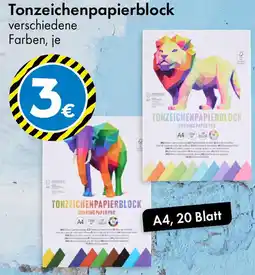TEDi Tonzeichenpapierblock Angebot