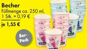TEDi Becher Angebot