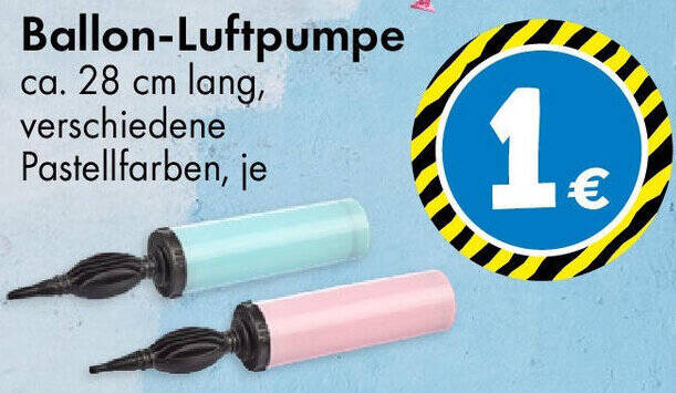 Ballon-Luftpumpe Angebot bei TEDi