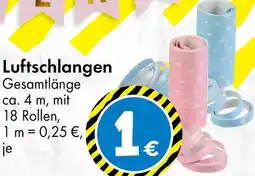 TEDi Luftschlangen Angebot
