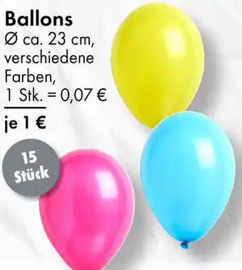 TEDi Ballons Angebot
