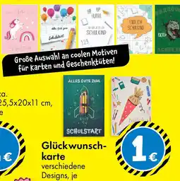 TEDi Glückwunschkarte Angebot