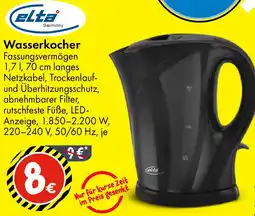 TEDi elta Wasserkocher Angebot