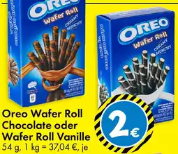 TEDi Oreo Wafer Roll Chocolate oder Wafer Roll Vanille Angebot