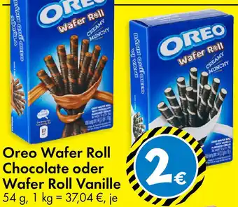 TEDi Oreo Wafer Roll Chocolate oder Wafer Roll Vanille Angebot