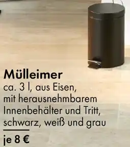 TEDi Mülleimer Angebot