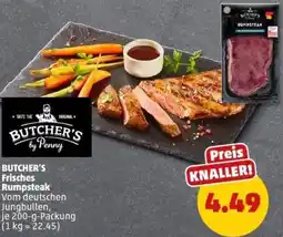 PENNY BUTCHER'S Frisches Rumpsteak Angebot