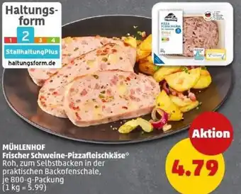 PENNY MÜHLENHOF Frischer Schweine-Pizzafleischkäse Angebot