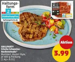 PENNY GRILLPARTY Frische Schweine Nackensteaks Angebot