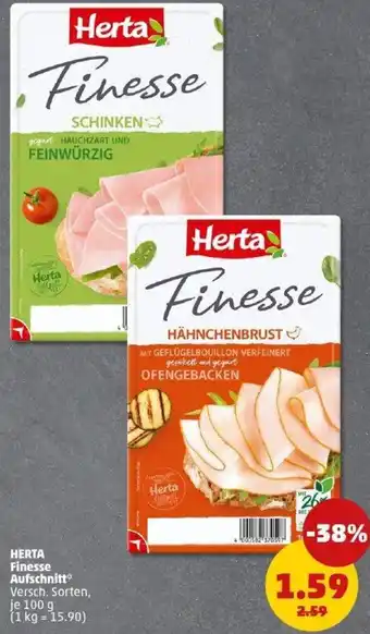 PENNY HERTA Finesse Aufschnitt Angebot