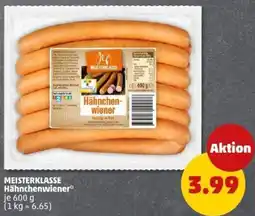 PENNY MEISTERKLASSE Hähnchenwiener Angebot
