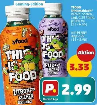 PENNY YFOOD Trinkmahlzeit Angebot