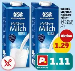 PENNY WEIHENSTEPHAN Haltbare Milch Angebot