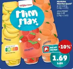 PENNY MILPRIMA Mini Max Quark Angebot