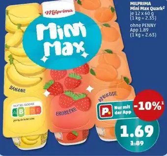 PENNY MILPRIMA Mini Max Quark Angebot