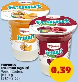 PENNY MILPRIMA Fruuut auf Joghurt Angebot
