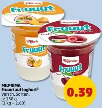 PENNY MILPRIMA Fruuut auf Joghurt Angebot