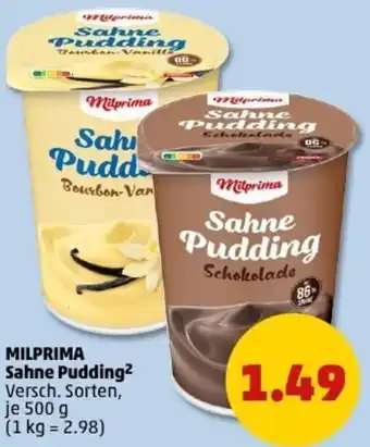 PENNY MILPRIMA Sahne Pudding Angebot