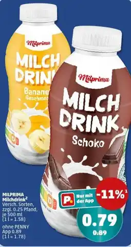 PENNY MILPRIMA Milchdrink Angebot