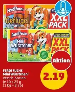 PENNY FERDI FUCHS Mini Würstchen Angebot