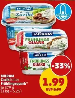 PENNY MILRAM Zaziki oder Frühlingsquark Angebot