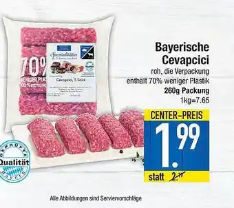 E-Center Bayerische Cevapcici Angebot