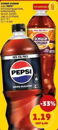 PENNY SCHWIP SCHWAP oder PEPSI Angebot