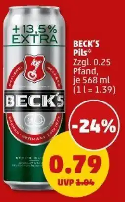 PENNY BECK'S Pils Angebot