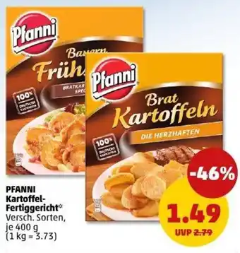 PENNY PFANNI Kartoffel- Fertiggericht Angebot