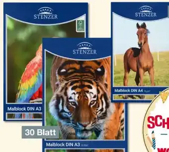 Woolworth Stenzer Mal-Zeichenblöcke Angebot