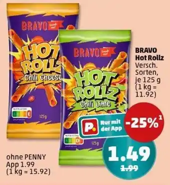 PENNY BRAVO Hot Rollz Angebot