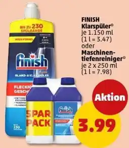 PENNY FINISH Klarspüle oder Maschinen- tiefenreiniger Angebot