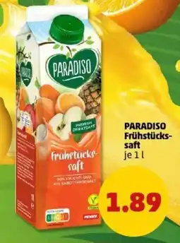PENNY PARADISO Frühstücks- saft Angebot